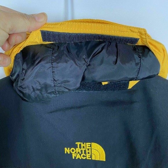 The North Face Jacket Women 8 Ski Snowboar Yellow Black Extreme Light Hooded VTG - Picture 4 of 12